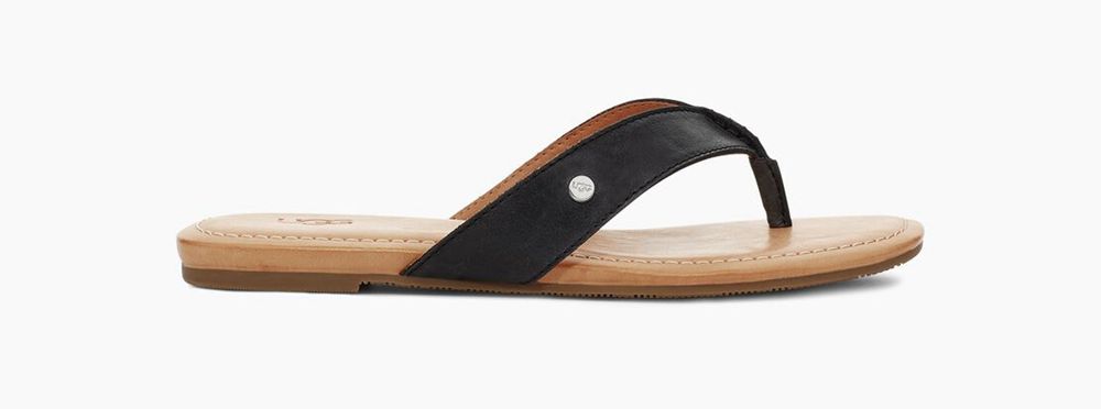 Ugg Sandal Womens - Ugg Tuolumne Black - 078PXHTVG